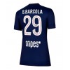 Paris Saint-Germain Bradley Barcola #29 Hemmatröja Kvinnor 2025-26 Korta ärmar